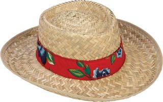 Jafari Gambler Straw Hat 3.5" 24/Ct