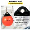 VEVOR Boat Buoy Balls, 15" Diameter Inflatable Heavy-Duty Marine-Grade PVC Marker Buoys, Round Boat Mooring Buoys, Anchoring, Rafting, Marking, Fishin