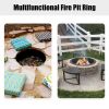 36 inch Round Steel Fire Pit Ring Line for Outdoor Backyard