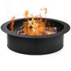 36 inch Round Steel Fire Pit Ring Line for Outdoor Backyard