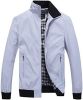 Men's Lightweight Casual Jackets Full-Zip Windbreakers Fashion Jackets Outerwear