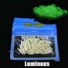 50pcs Maggot Fishing Lure; Luminous Worms Soft Baits 1.6cm/0.6inch