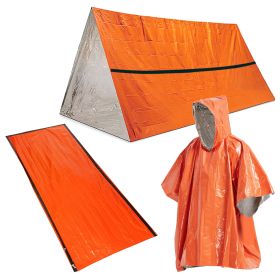 Outdoor Life Bivy Emergency Sleeping Bag Thermal Keep Warm Waterproof Mylar First Aid Emergency Blanke Camping Survival Gear (Color: C, Ships From: China)