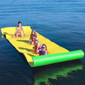 Floating Water Mat 3-Layer Float Portable Tear-Resistant Water Activities Mat for Pool, Lake, Oceans Outdoor Water Activities (size: 18 x 6 ft)