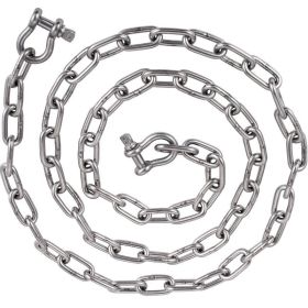 Multi-usage Stainless Steel Long Chain for Small Boats (Color: Silver, Type: Hardware)