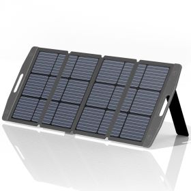 Solar Panel, Foldable Portable Solar Panel Battery Charger Kit with Adjustable Kickstand, Wire Storage Bag, MC4 Cable, IP67 Waterproof for Portable Po (power: 100W-ECO)