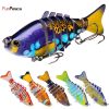 Funpesca 10cm 15.61g Hard Plastic 3d Bionic Eyes Freshwater Saltwater Bass Top Water Jointed Fish Lures