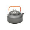 Outdoor portable 2-3 person camping stove cover pot picnic cooker non stick pot teapot combination set including tableware