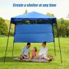 6 x 6 Feet Pop-up Canopy Tent with Carry Bag and 4 Stakes