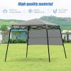 6 x 6 Feet Pop-up Canopy Tent with Carry Bag and 4 Stakes