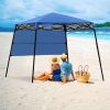 6 x 6 Feet Pop-up Canopy Tent with Carry Bag and 4 Stakes